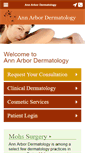 Mobile Screenshot of annarbordermatology.com